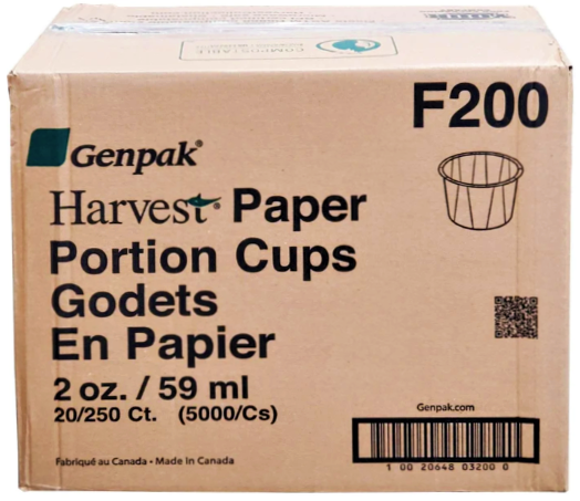 F200, Paper Portion Cups (5000 PC) Genpak