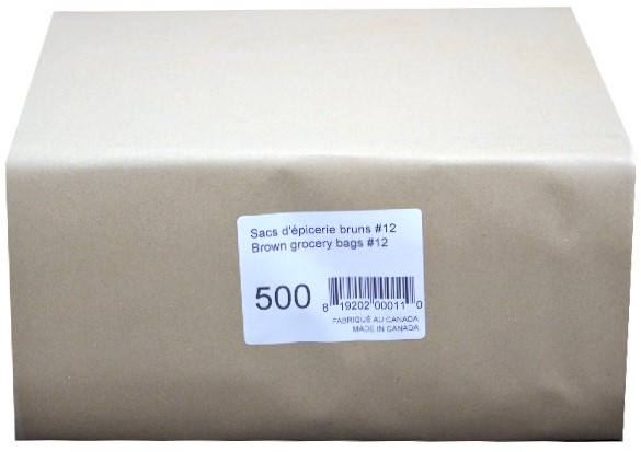 No.12, Brown Bags (500 PC) Groupe Sacs Frontenac