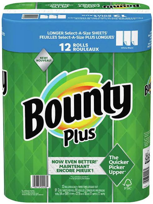 Paper Towels (12 RL) Bounty Plus
