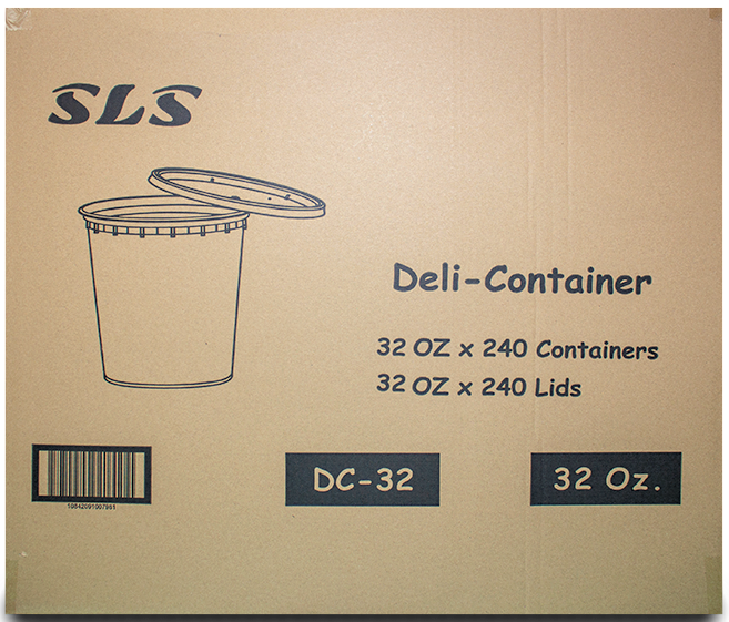 DC-32, 32oz Deli Containers Combo (240 SET) SLS