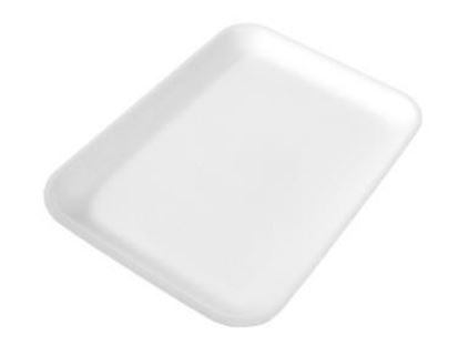 1S, White Foam Trays (1000PC)