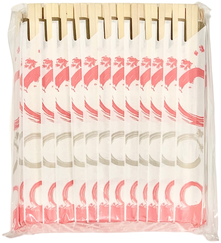 WC-21, Wrapped Wooden Chopsticks (100 PC) Ecomates