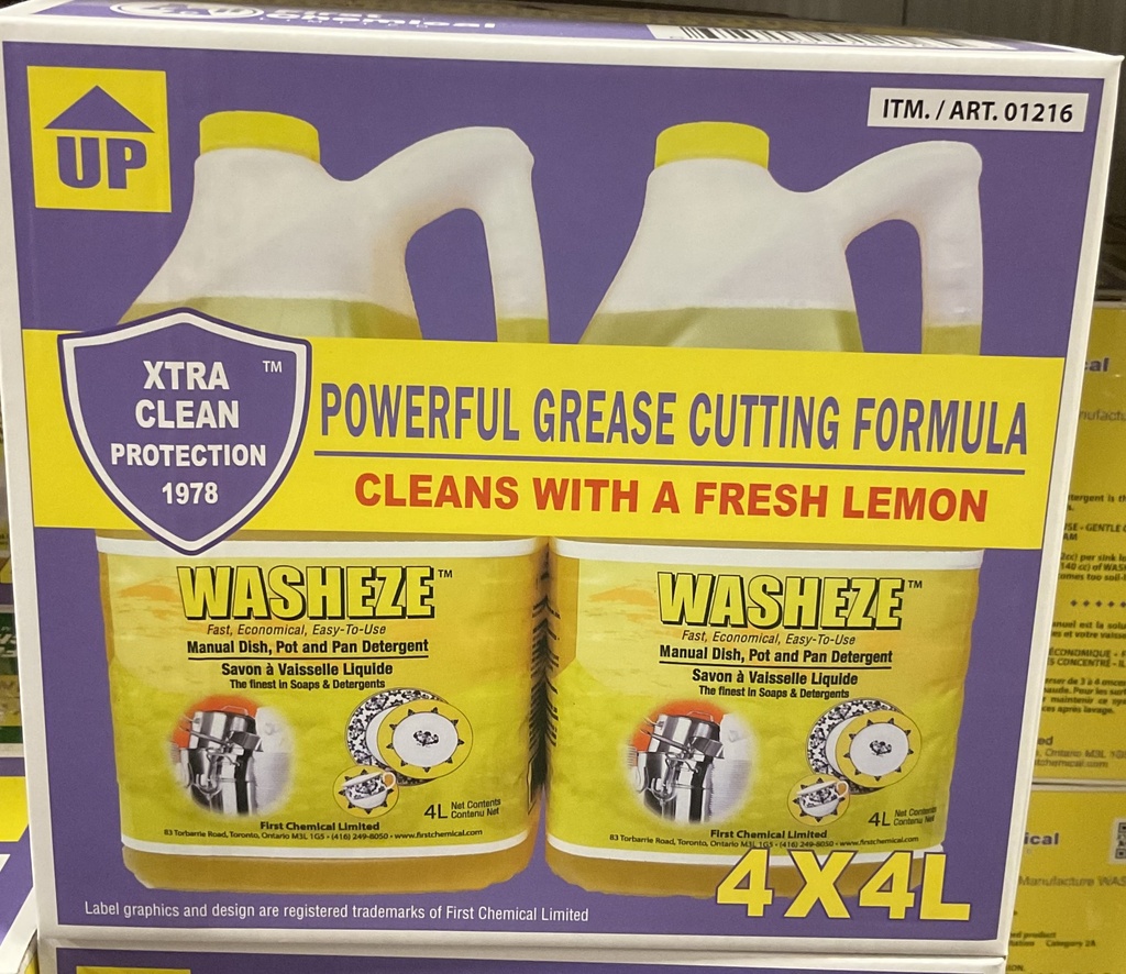 Washeze Detergent (4x4 L) First Chemical