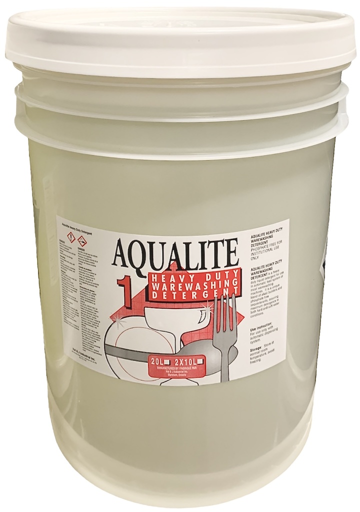 #1, Heavy Duty Warewashing Detergent (20 L) Aqualite