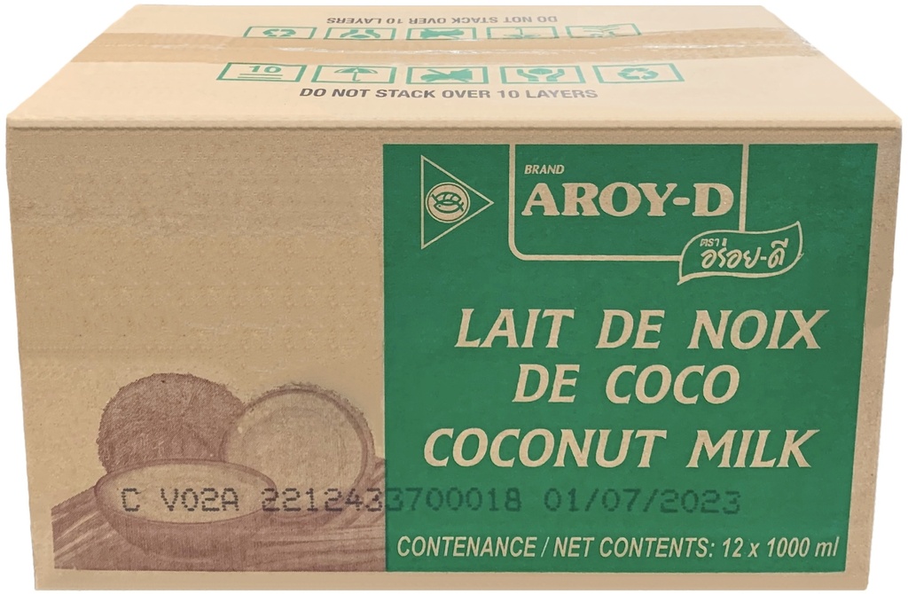 Coconut Milk (12x1000 mL) Aroy-D