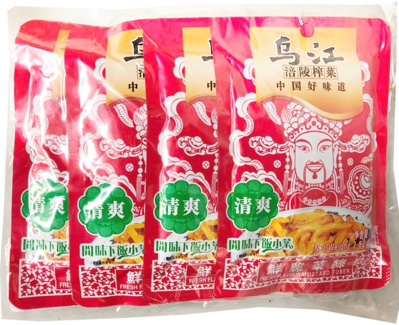 Fresh Flavour Mustard Tuber (4x80 g) Wu Jiang