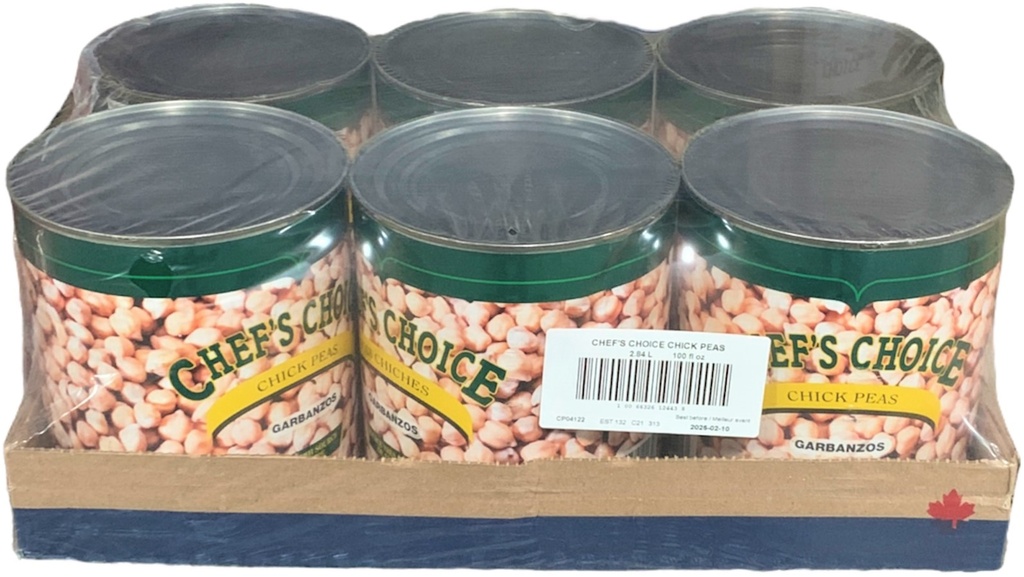 Chick Peas (6x2.84 L) Chef's Choice