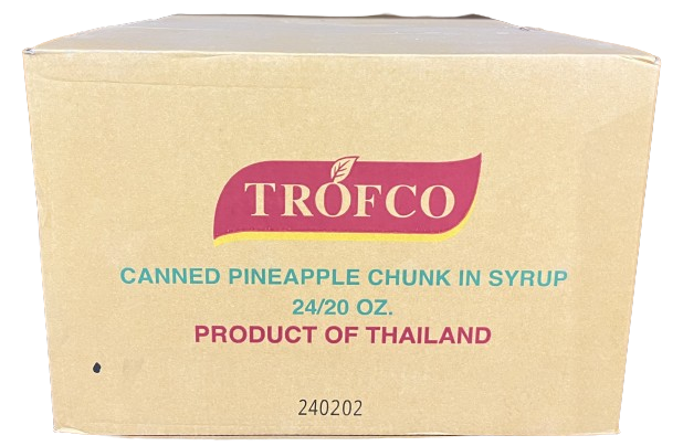 Pineapple Chunk in Light Syrup (24x540 mL) Trofco