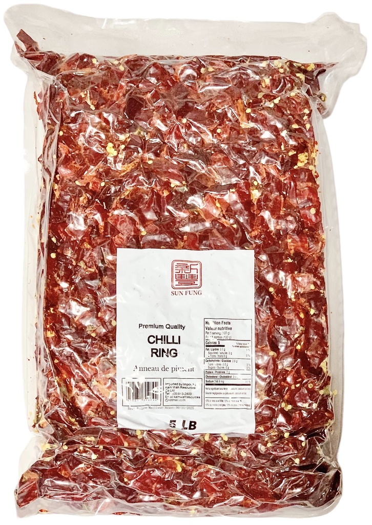 Chilli Rings (5 lb) Sun Fung
