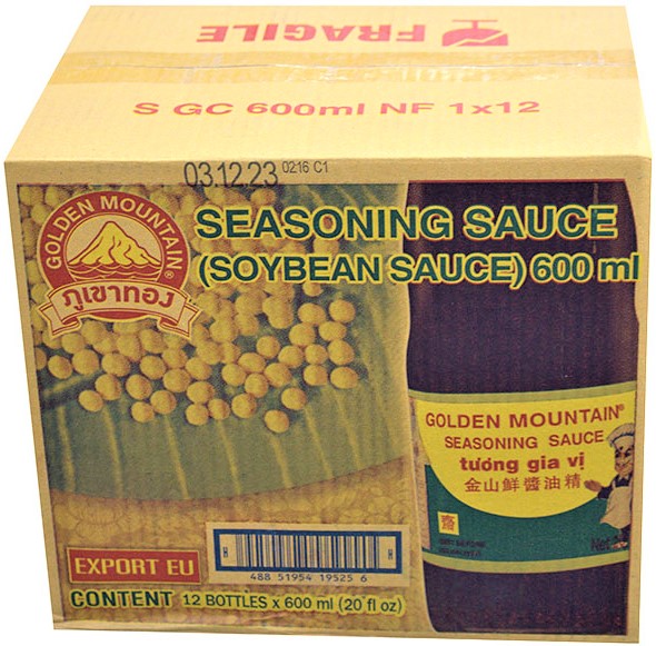 Seasoning Sauce (12x600 mL) Golden Mountain