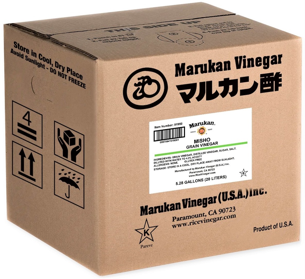 01950, Misho Grain Vinegar (5.28 Gal/20 L) Marukan