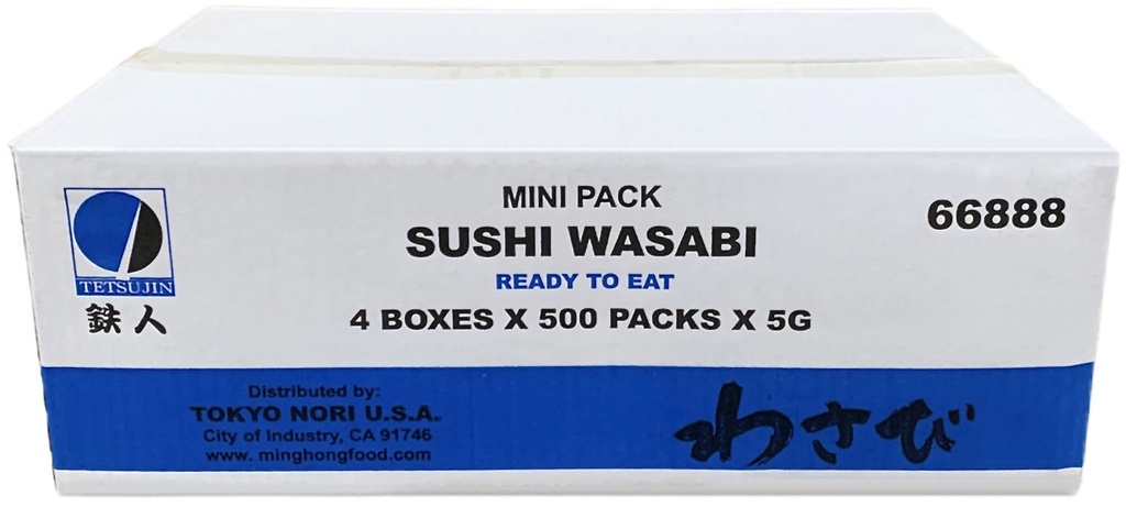 66888, Mini Pack Sushi Wasabi (4x500x5 g) Tetsujin