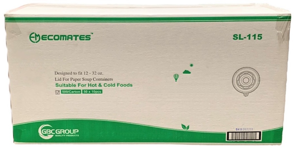 SL-115, Lid for EM Paper Cont (500 PC) Ecomates