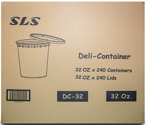 [*84807+1937] DC-32, 32oz Deli Containers Combo (240 SET) SLS