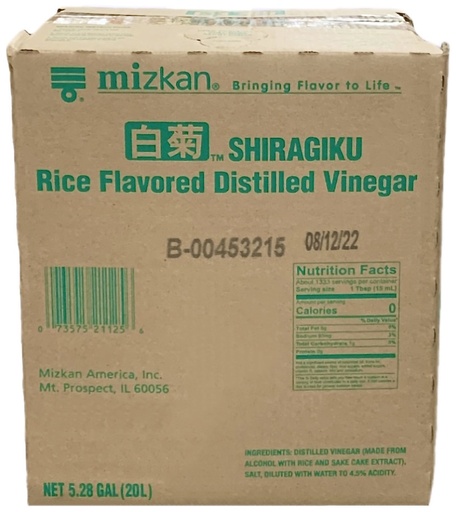[*55413+7655@1] Shiragiku Rice Flavoured Vinegar (20 L) Mizkan