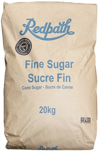 [*55112+8304] Fine Sugar (20 kg) Redpath