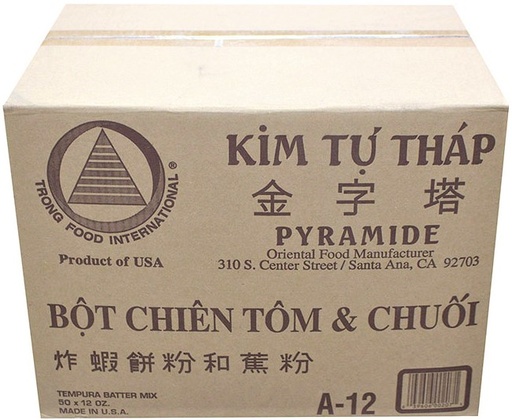 [*41110+7328] A-12, Tempura Batter Mix (50x12 oz) Pyramide