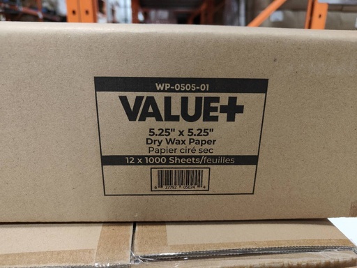 [*88032] WP-0505-01, 5.25X5.25 Dry Wax Paper/Scale Paper (1000 PC) Value+