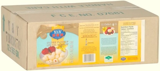 [*66320] Lychee in Syrup (12x540 mL) Y&Y